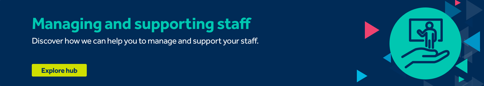 Managing and supporting staff