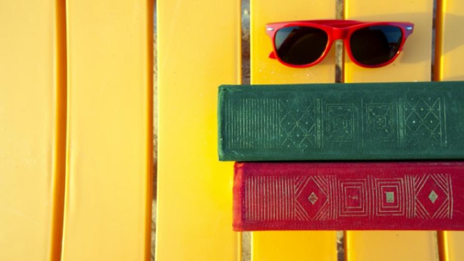 Sunglasses On Table During Fun History Summer Activity