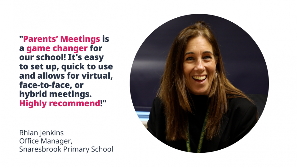 Tes parents meetings Rhian