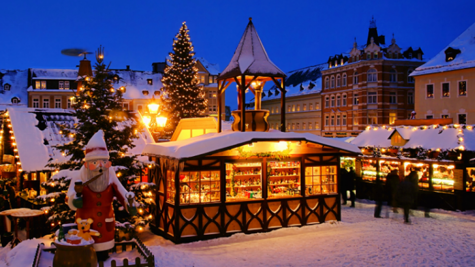 European Christmas market to represent French Spanish and German MFL Secondary Christmas lessons and activities
