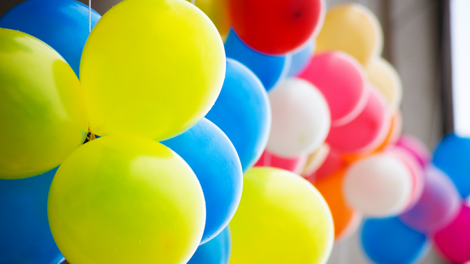 End-of-year Celebration Balloons For Secondary Students for assemblies, celebrating achievement and having fun