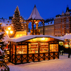 European Christmas market to represent French Spanish and German MFL Secondary Christmas lessons and activities
