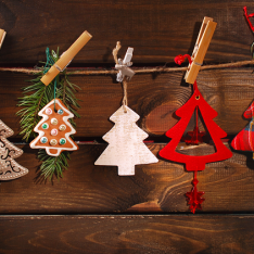 Christmas tree decorations for DT, engineering, food technology and textiles resources for Christmas with KS3 and KS4 secondary students