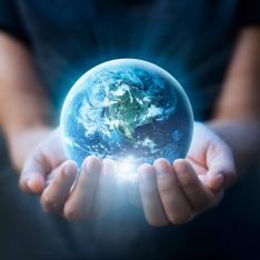 Earth in our hands to show climate change resources for secondary Geography students