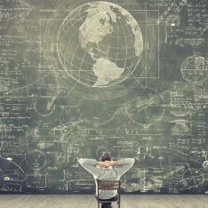 Secondary maths students working on engaging investigations, projects and enrichment tasks