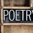 Poetry sign to show National poetry day resources