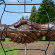 Handshake symbol for Christmas truce 1914 resources for secondary