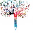 Pencil Tree With Letters To Inspire Creative & Descriptive Writing