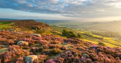A View Of The Peak District In North West England