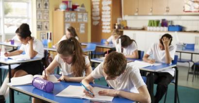 Class Working On Engaging Activities & Revision Lessons Ahead Of The Year 6 Sats