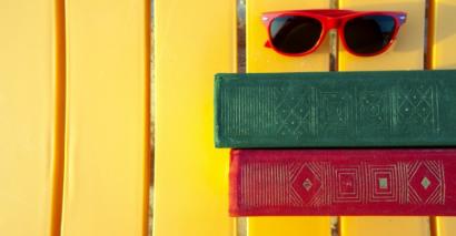 Sunglasses On Table During Fun History Summer Activity