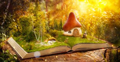 Woodland fairytale scenery, fairytale resources for primary pupils