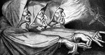 The three witches from Macbeth for teaching Macbeth key themes for secondary English
