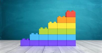 Pupil progress tracker respresentation in blocks