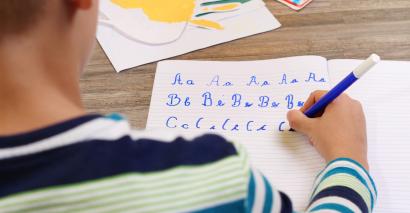 Primary pupil using Easter homework resources for EYFS, KS1 and KS2