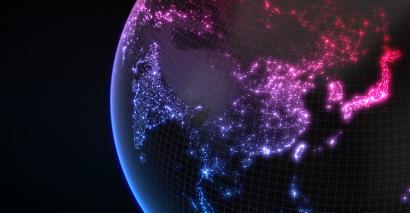Planet at night to teach population lessons to KS3 and KS4 secondary geography students
