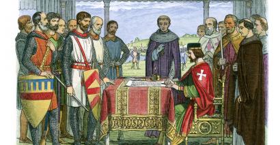 King John and the signing of Magna Carta for secondary history students