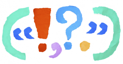 Brackets, Speech Marks, Exclamation Mark & Question Mark To Illustrate Punctuation For Primary School