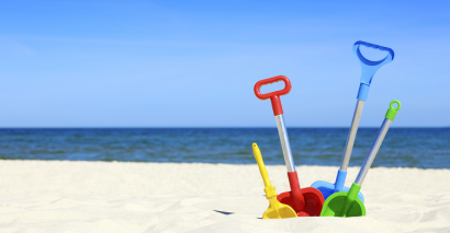 Image of the seaside to inspire seaside activities for EYFS