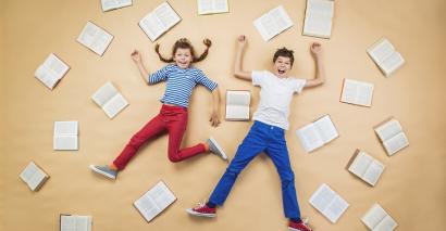 Students having fun with end of term activities