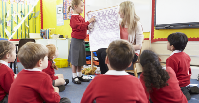 Mathematics Mastery resources being used in a primary maths lesson with KS1 and KS2
