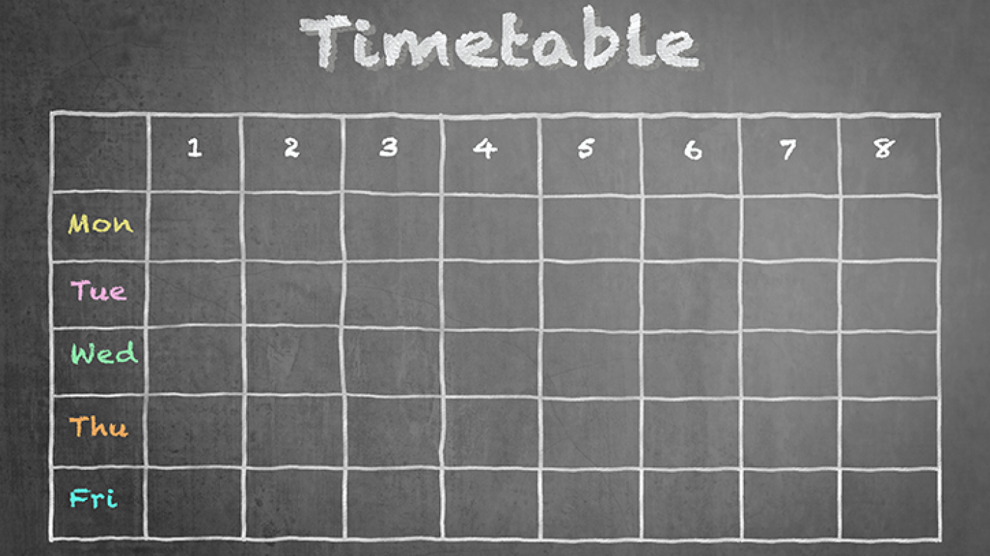 How to create a school timetable for better staff and student wellbeing and mental health