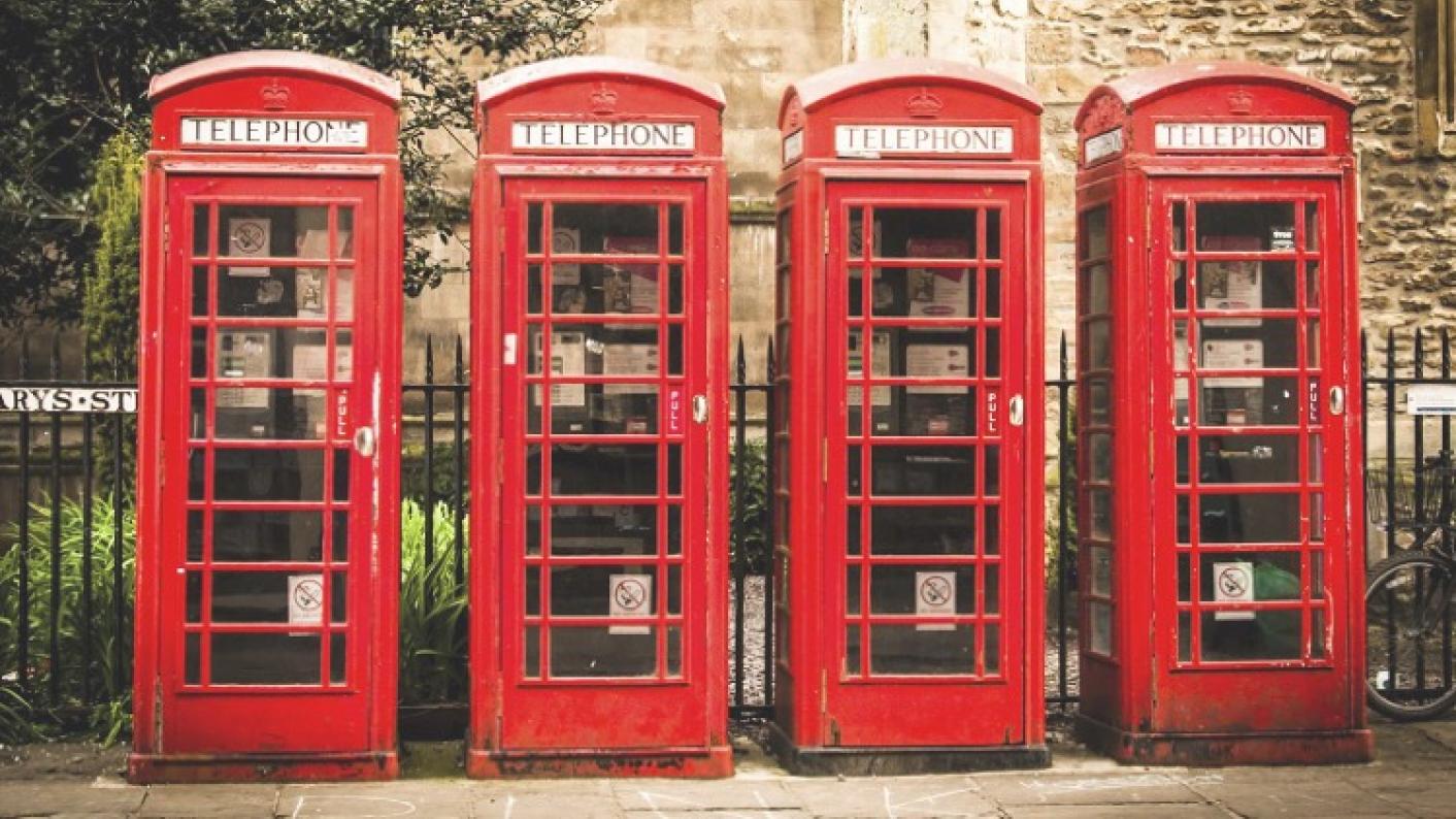 Red Telephone Boxes Symbolising The Different Aspects Of British Values