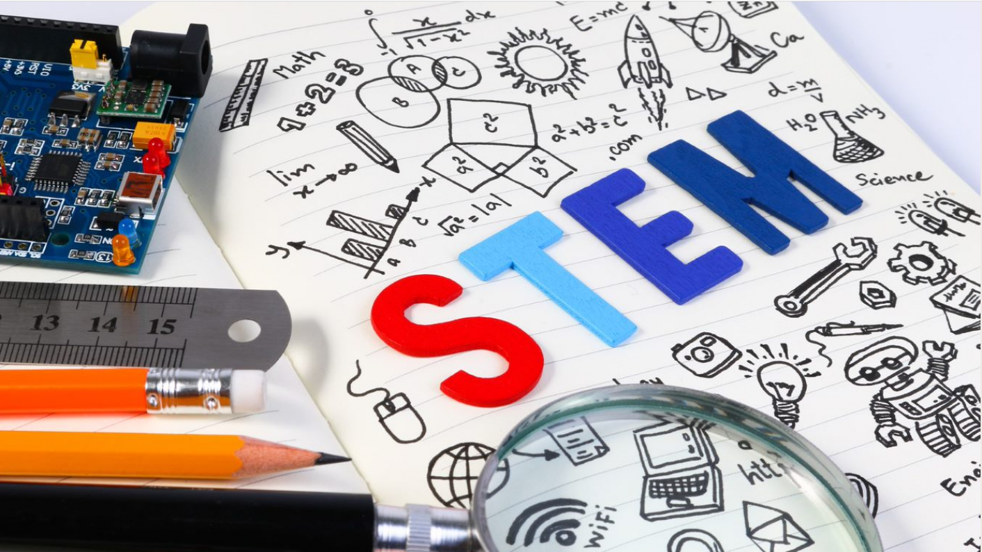 Stem written on paper to represent STEM projects for secondary students in KS3 and KS4