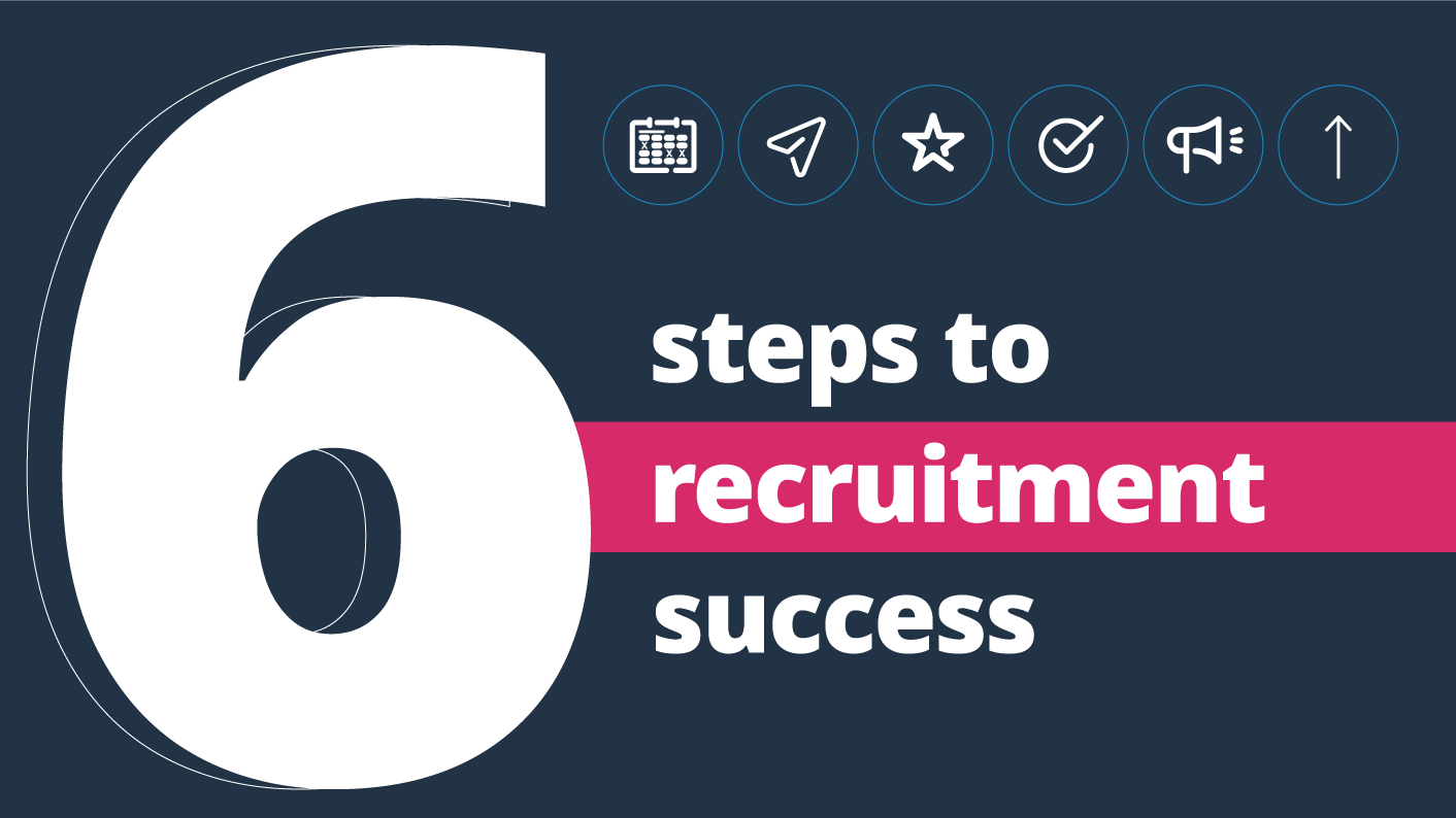 6 Key Steps to Recruitment Success banner