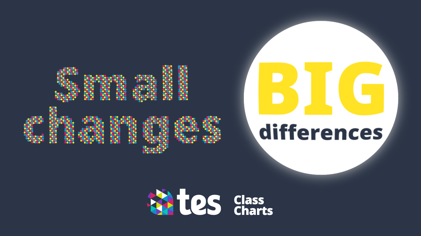 Class Charts Small changes big difference image