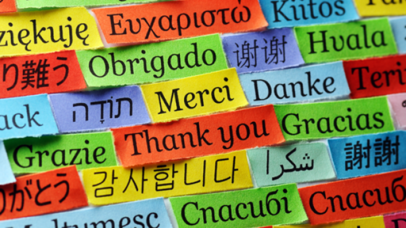 European day of languages poster demonstrating different languages