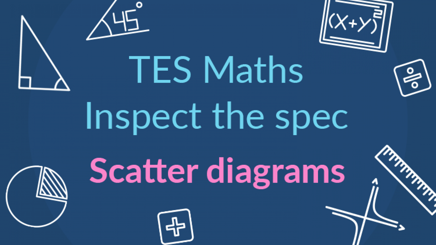 TES Maths, Inspect The Spec, GCSE, New Specification, Scatter Graphs, Scatter Diagrams, Correlation, Causation, Data, Secondary, KS4, Year 10, Year 11