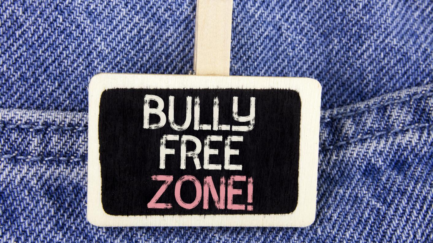 Bully Free Zone badge for resources for anti-bullying week in secondary