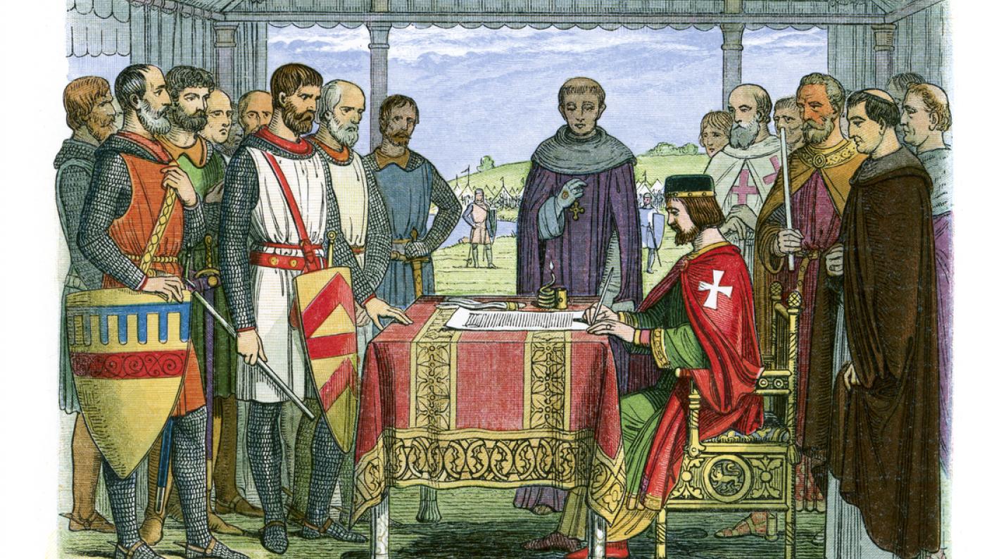 King John and the signing of Magna Carta for secondary history students