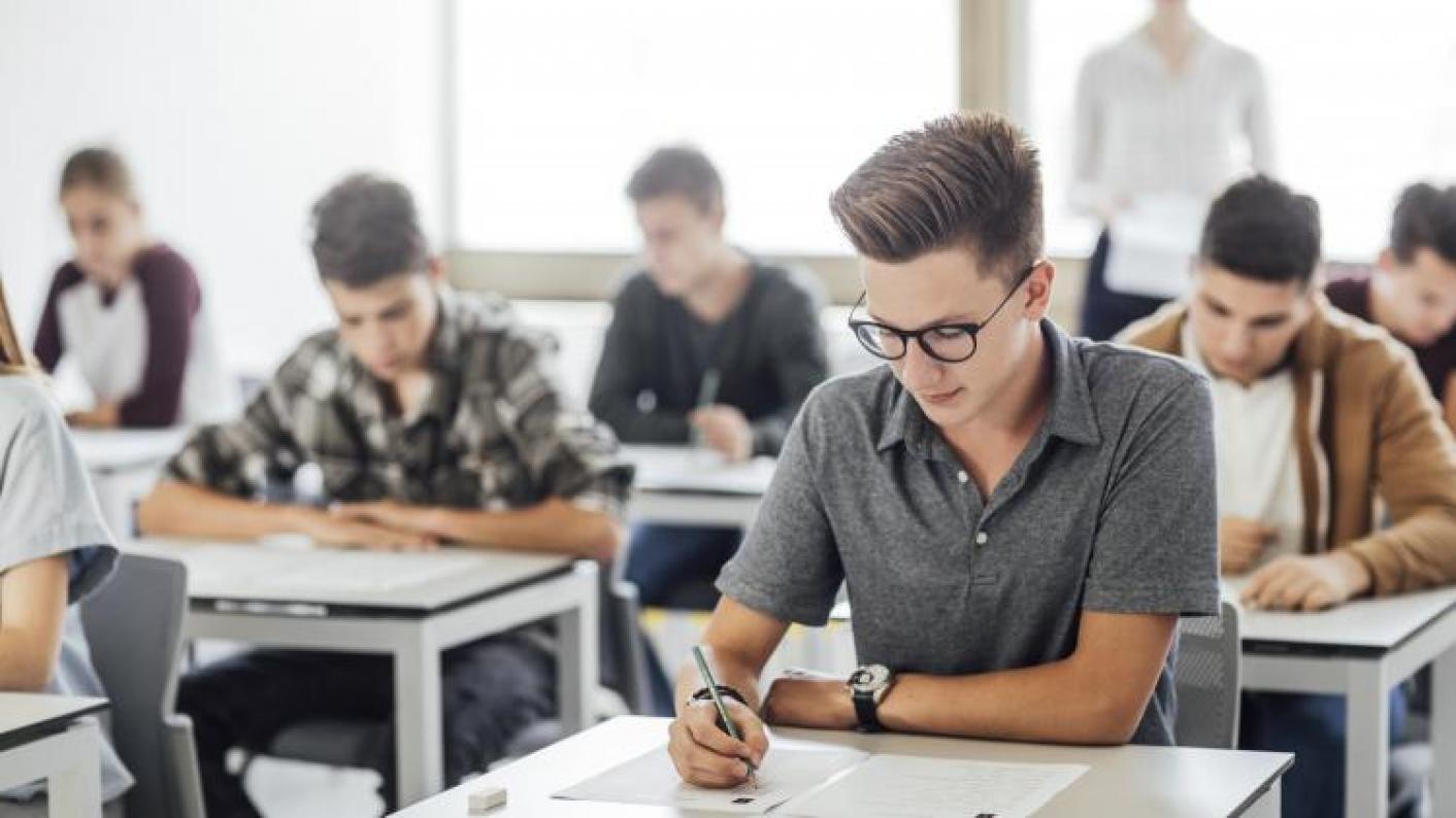 Student at a desk for Assessment For Secondary Students