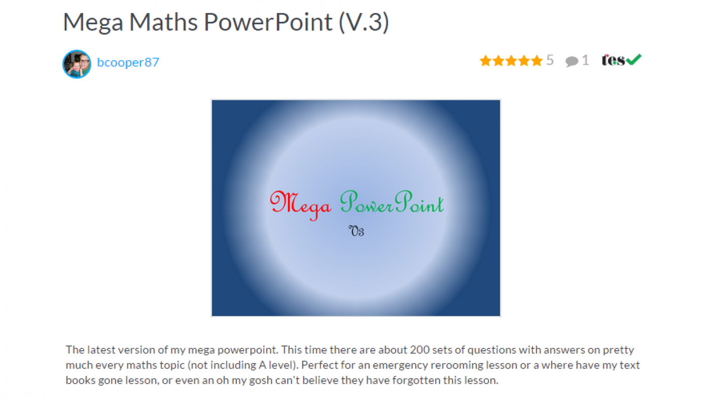 ROTW Mega Maths PowerPoint,tes Maths,rotw,mega Maths Powerpoint Presentaiton,ks3,ks4,secondary Maths