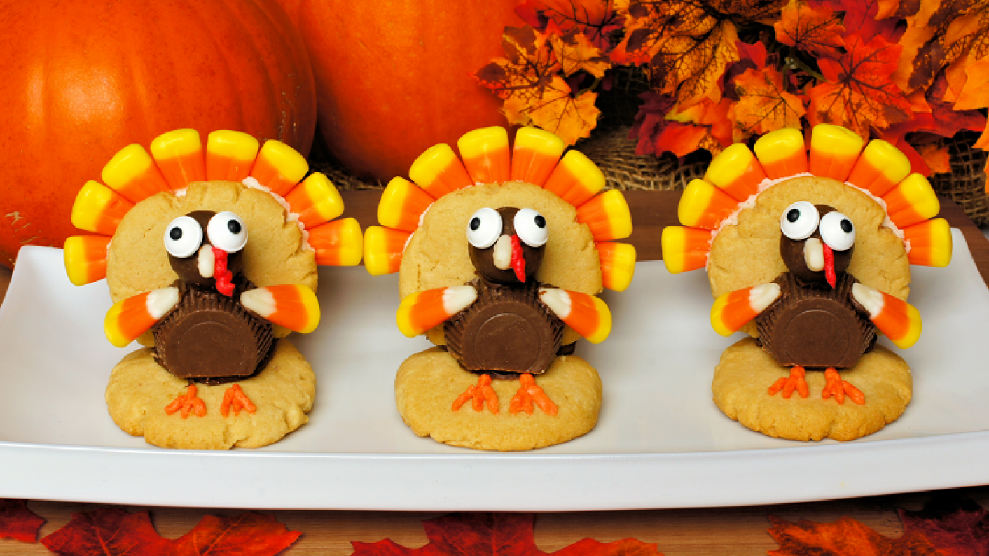 Sweet Turkey-shaped Treats As Part Of Teaching Thanksgiving To Elementary Pupils