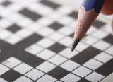 Crossword puzzle, with pencil