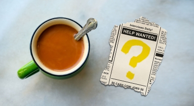 mug of tea newspaper advert