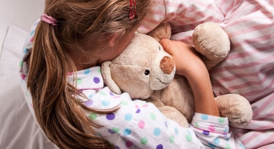 Girl with teddy