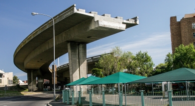 Unfinished flyover bridge