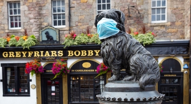 Greyfriars bobby covid mask