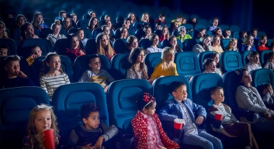 Children in theatre audience