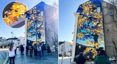 Mural on wall