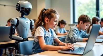 AI agent in classroom