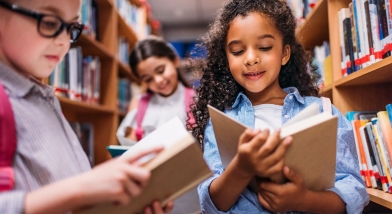 Reading Intervention girls reading books