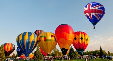 UK balloon flying high
