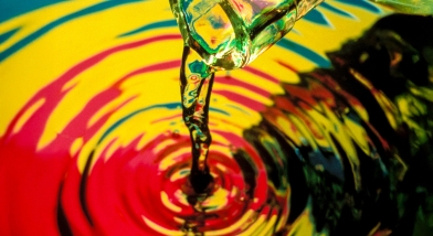 Water pouring from Bottle