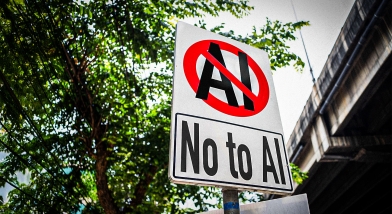 No Ai sign