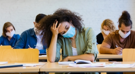 Omicron, Exam
